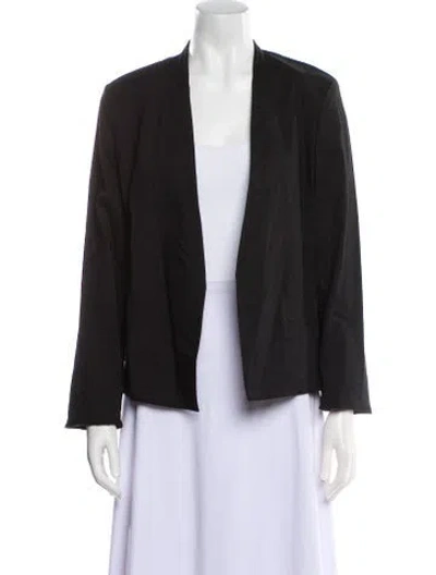 Pre-owned Theory Linen Jacket In Black