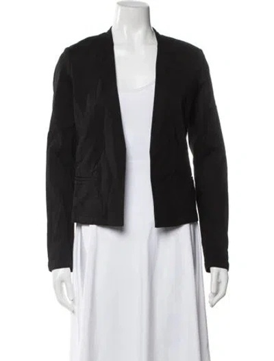Pre-owned Theory Linen Jacket In Black