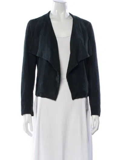 Pre-owned Theory Linen Jacket In Black