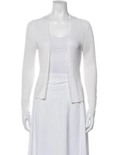 Pre-owned Theory Linen Jacket In White