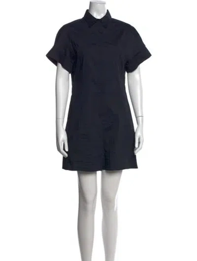 Pre-owned Theory Linen Jumpsuit In Blue