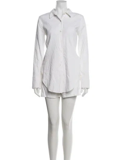 Pre-owned Theory Linen Jumpsuit In Neutrals