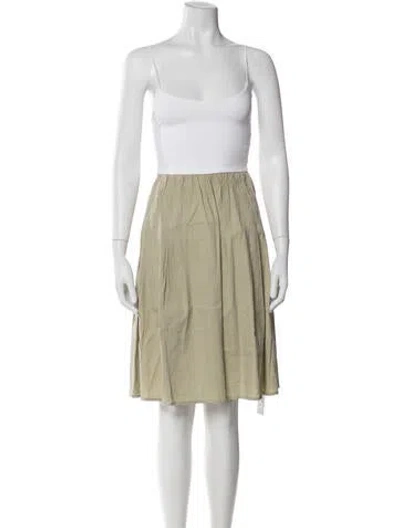 Pre-owned Theory Linen Knee-length Dress In Neutral