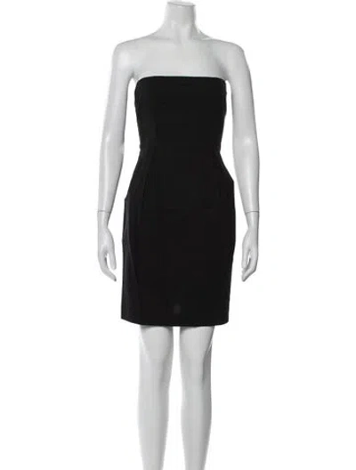 Pre-owned Theory Linen Mini Dress In Blue