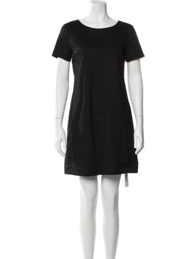 Pre-owned Theory Linen Mini Dress In Multi