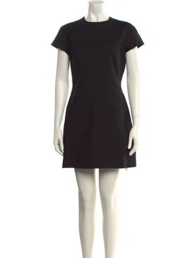Pre-owned Theory Linen Mini Dress W/ Tags In Black