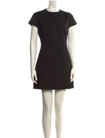 Pre-owned Theory Linen Mini Dress W/ Tags In Black