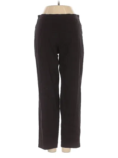Pre-owned Theory Linen Pants In Black