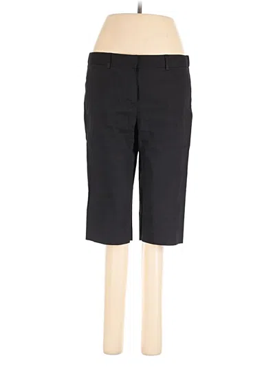 Pre-owned Theory Linen Pants In Black