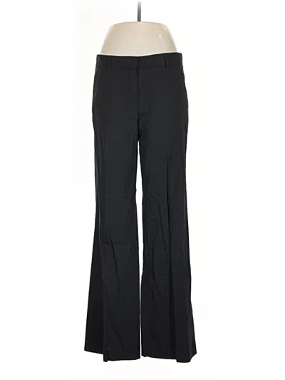 Pre-owned Theory Linen Pants In Black