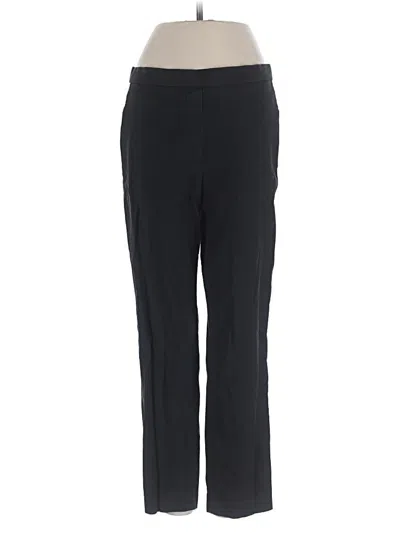 Pre-owned Theory Linen Pants In Black