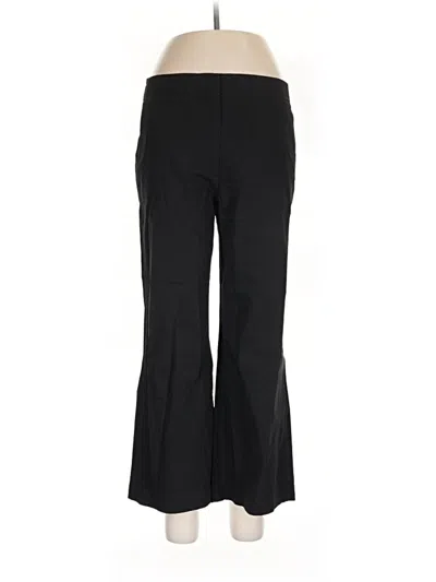 Pre-owned Theory Linen Pants In Black