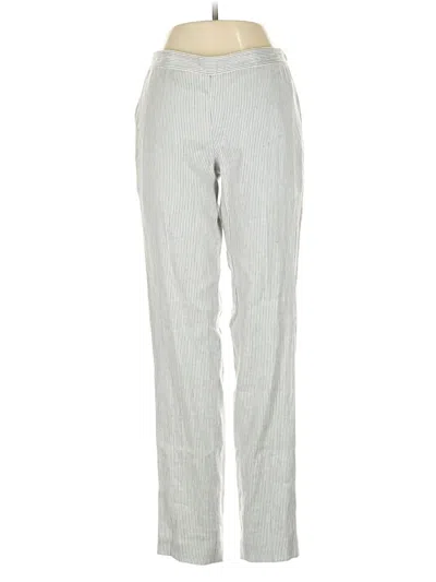 Theory Linen Pants In Gray