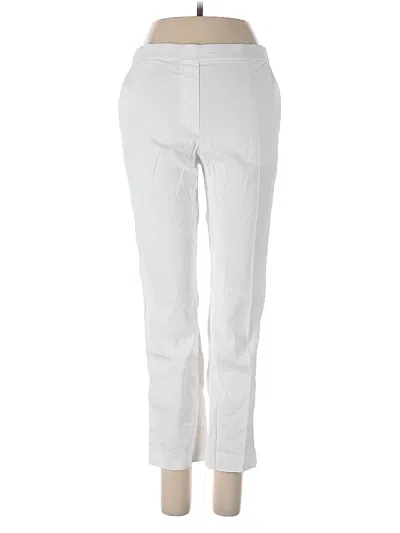 Pre-owned Theory Linen Pants In White