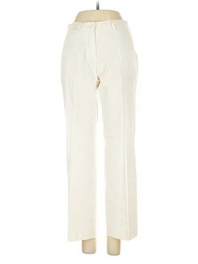 Pre-owned Theory Linen Pants In White