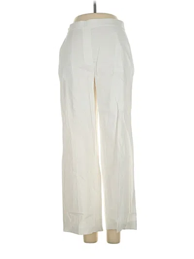 Pre-owned Theory Linen Pants In White