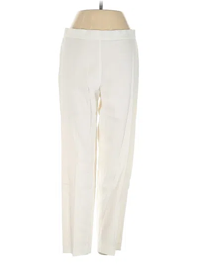 Pre-owned Theory Linen Pants In White