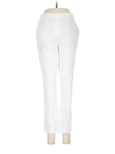 Pre-owned Theory Linen Pants In White