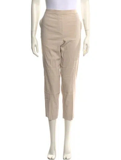 Pre-owned Theory Linen Skinny Leg Pants W/ Tags In Neutrals