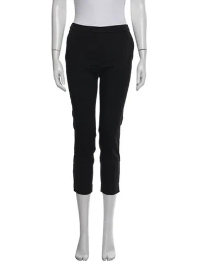 Pre-owned Theory Linen Sweatpants In Black