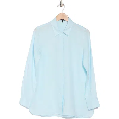 Theory Linen Tunic In Saltwater