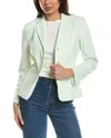 Theory Linen-blend 3-button Jacket In White