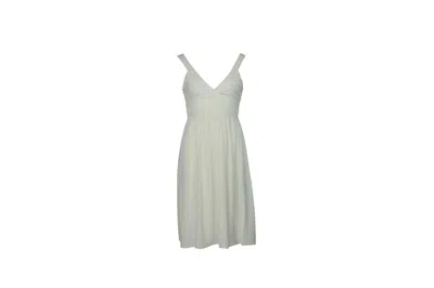 Theory Liv Dress In Ivory White Viscose