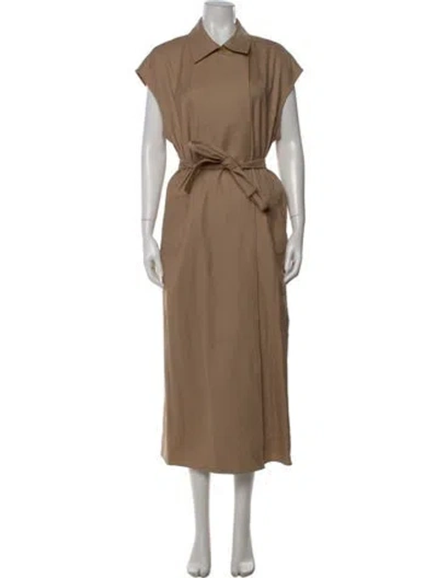 Pre-owned Theory Long Dress W/ Tags In Gray