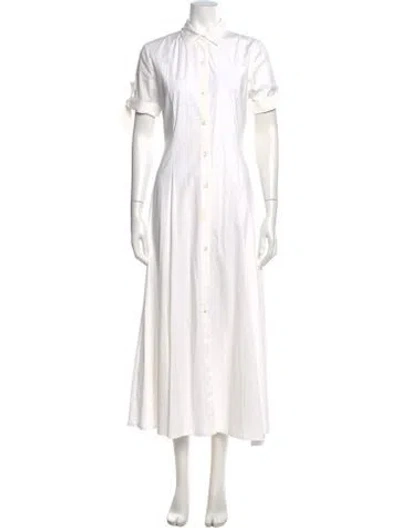 Pre-owned Theory Long Dress In White