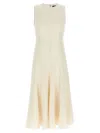 Theory Sleeveless Midi Dress In White