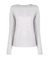 Theory Long-sleeve Cashmere Jumper In White
