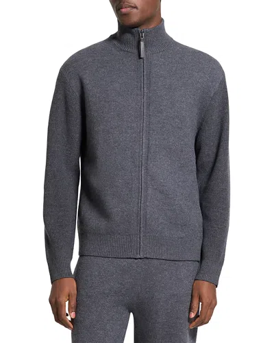 THEORY LONG SLEEVE RELAXED FIT WOOL TURTLE NECK SWEATER