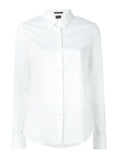 Theory Long Sleeve Shirt In White