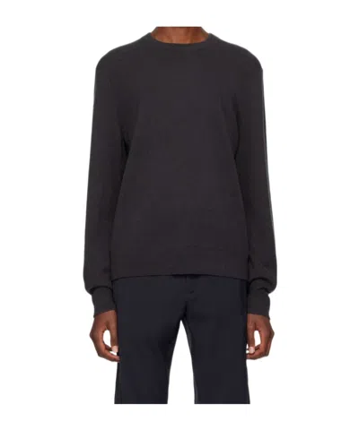 Theory Long Sleeve Sweater In Black