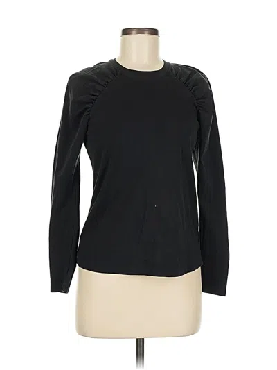 Pre-owned Theory Long Sleeve T-shirt In Black