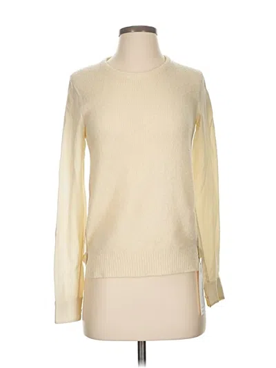 Pre-owned Theory Long Sleeve T-shirt In White