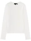 Theory White Solid Crew Neck T-shirt In White