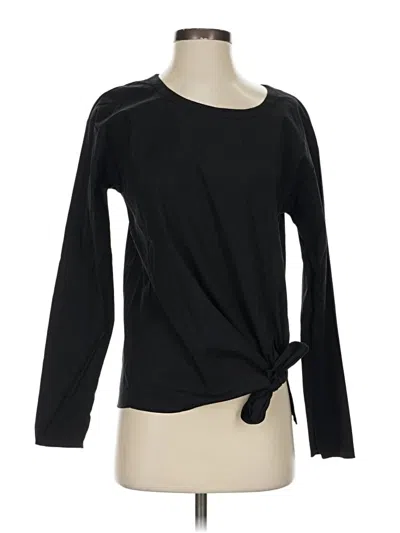 Pre-owned Theory Long Sleeve T-shirt In Black