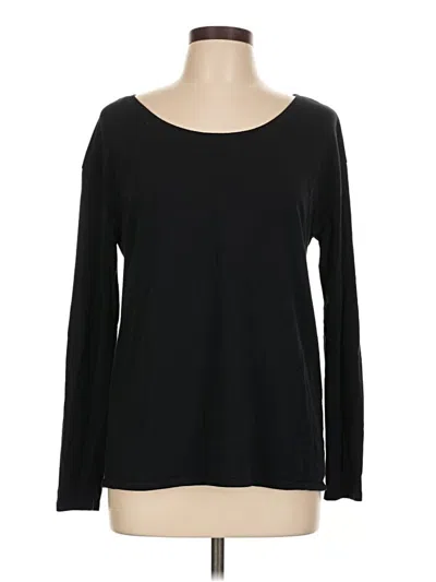 Pre-owned Theory Long Sleeve T-shirt In Black