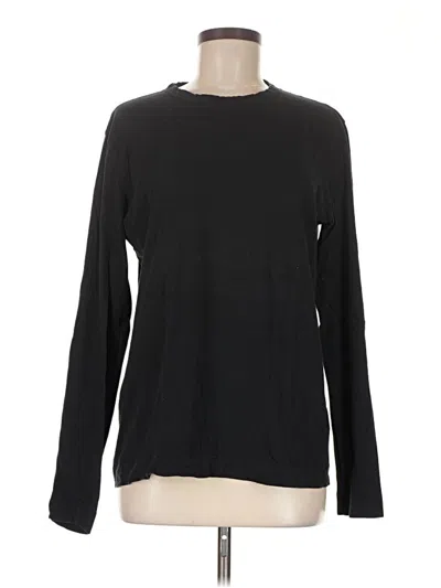 Pre-owned Theory Long Sleeve T-shirt In Black