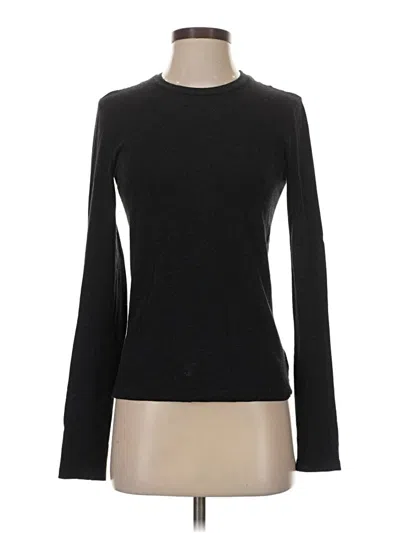 Pre-owned Theory Long Sleeve T-shirt In Black
