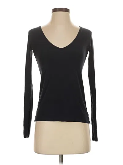 Pre-owned Theory Long Sleeve T-shirt In Black
