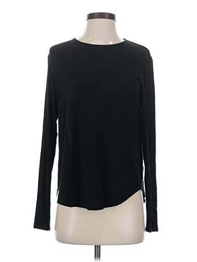 Pre-owned Theory Long Sleeve T-shirt In Black