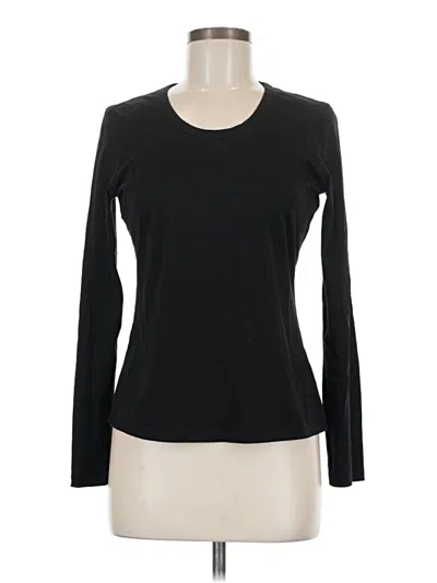 Pre-owned Theory Long Sleeve T-shirt In Black