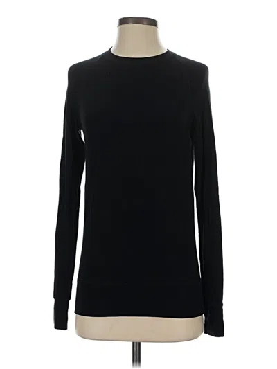 Pre-owned Theory Long Sleeve T-shirt In Black
