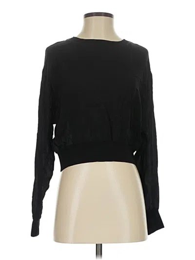 Pre-owned Theory Long Sleeve T-shirt In Black