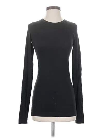 Pre-owned Theory Long Sleeve T-shirt In Black