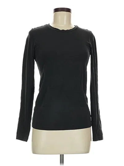 Pre-owned Theory Long Sleeve T-shirt In Black