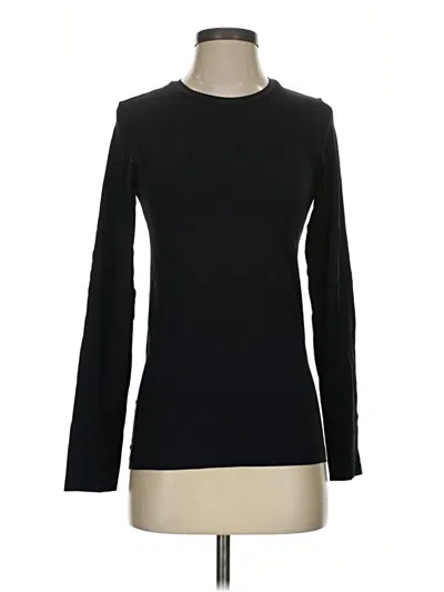 Pre-owned Theory Long Sleeve T-shirt In Black