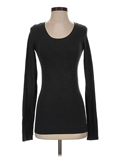 Pre-owned Theory Long Sleeve T-shirt In Black